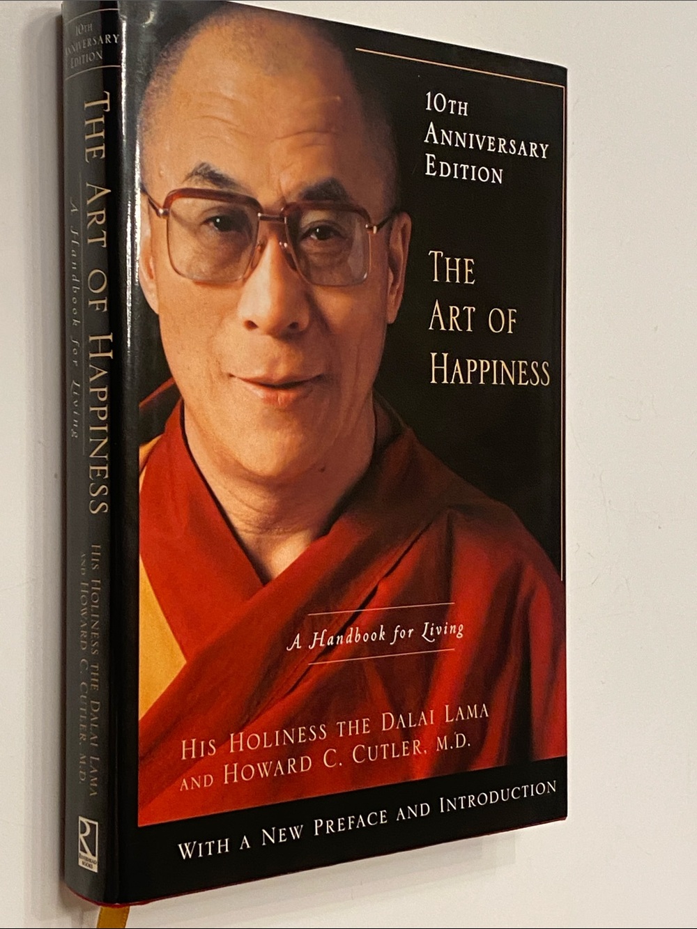 The Art of Happiness by His Holiness the Dalai Lama - Red Hardcover
